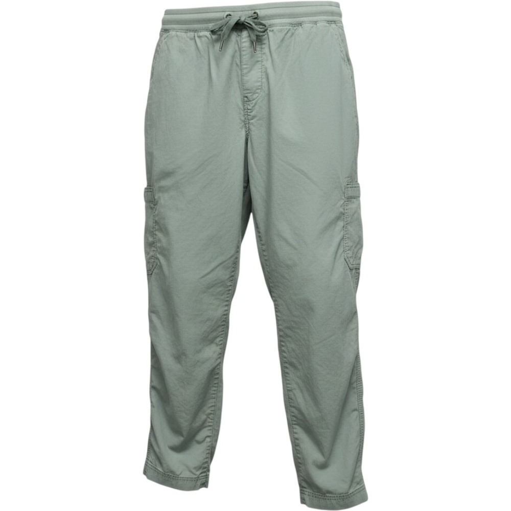 L.L.Bean Cargo Pants Womens XL Green Pull On Drawstring Ripstop Stretch